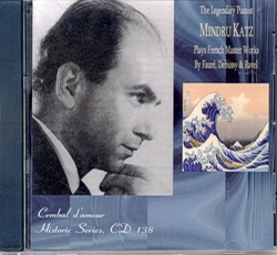 CD 138 Mindru Katz, Piano